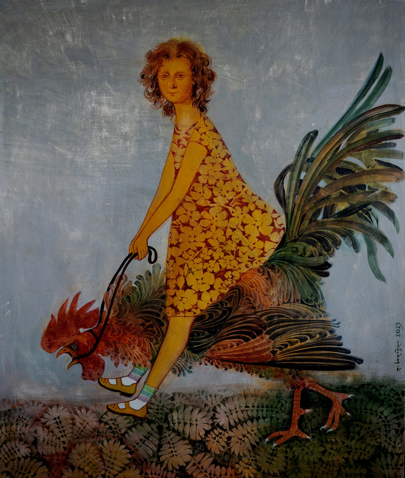 Painting 2021-2 — original painting for sale by Georgian artist David Khidasheli