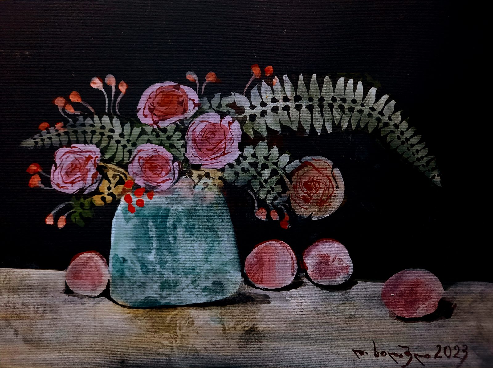 Painting 2021-7 — original painting for sale by Georgian artist David Khidasheli