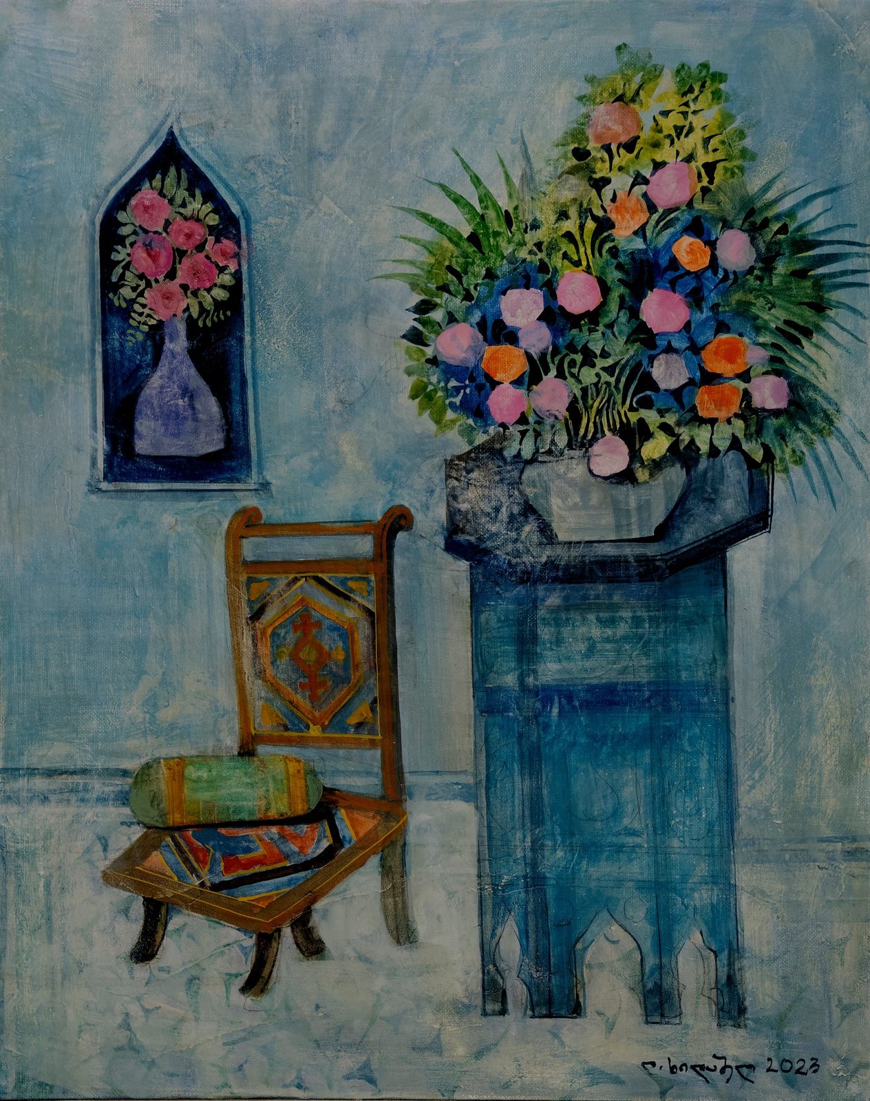 Painting 2021-31 — original painting for sale by Georgian artist David Khidasheli