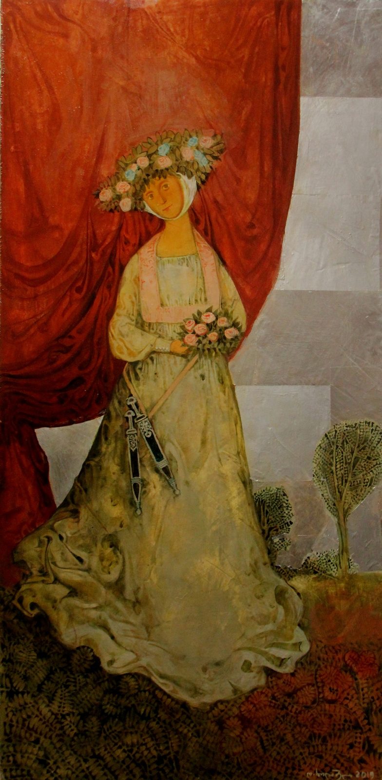 Painting 2021-56 — original painting for sale by Georgian artist David Khidasheli