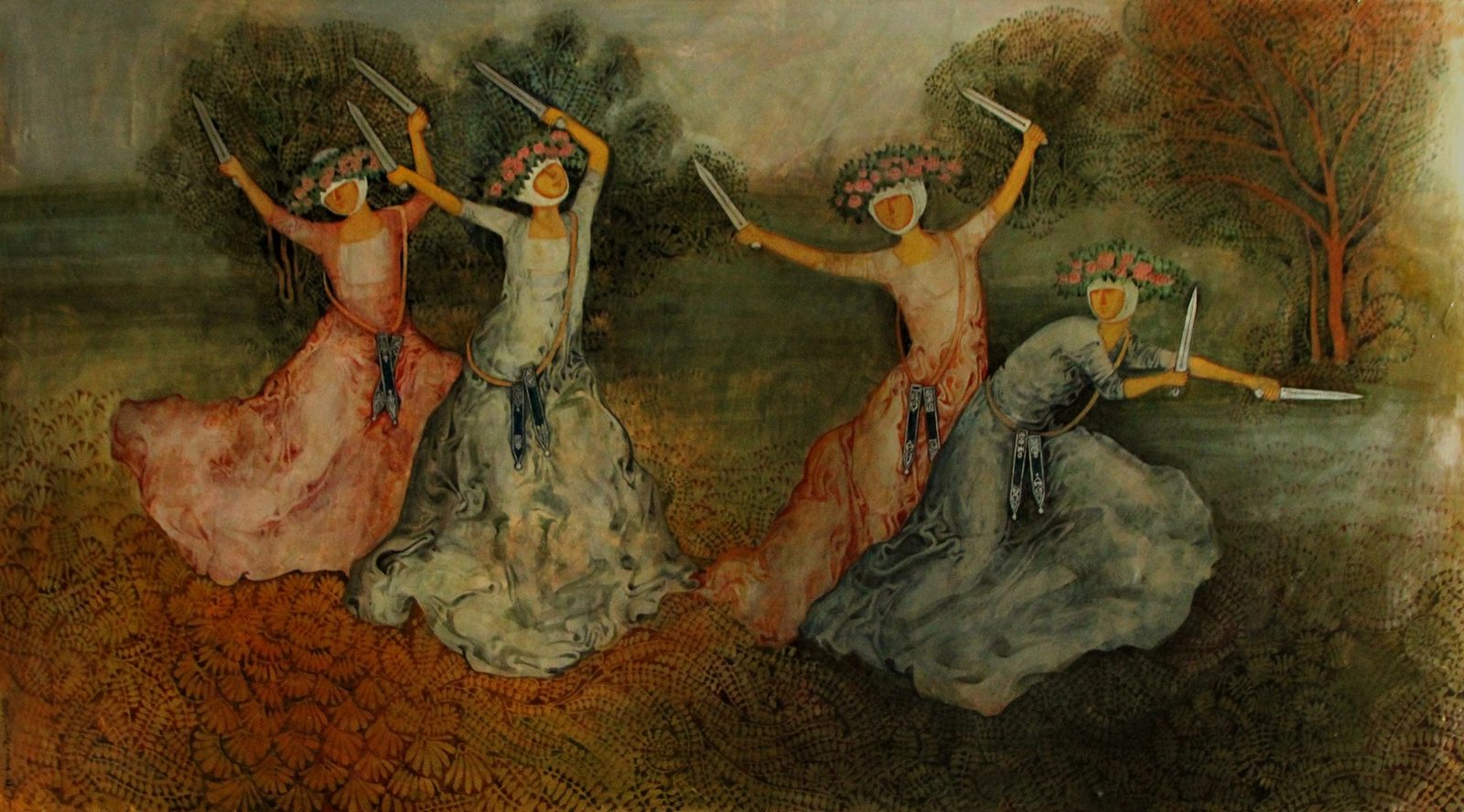 Painting 2021-57 — original painting for sale by Georgian artist David Khidasheli