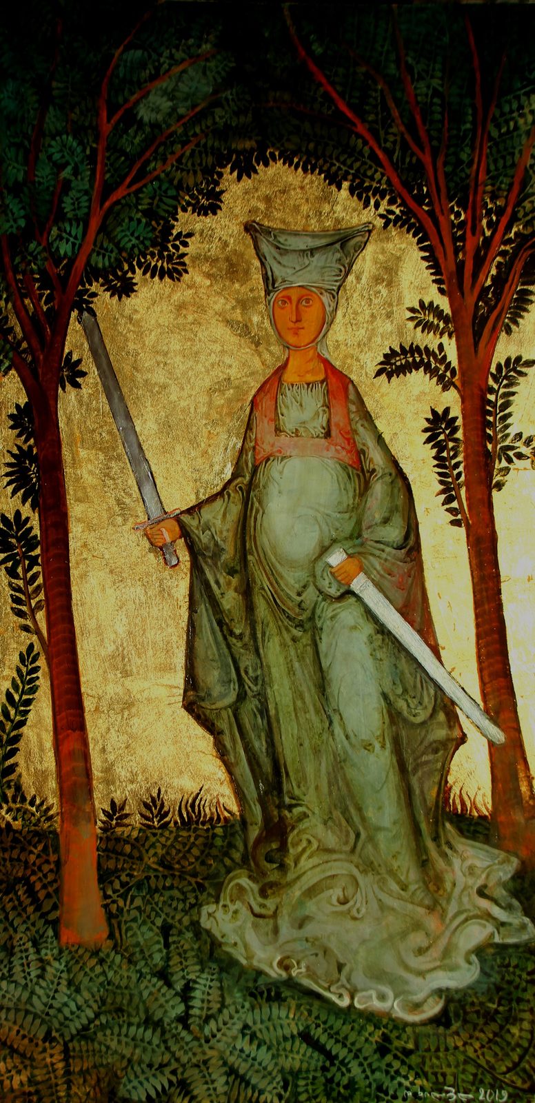 Painting 2021-58 — original painting for sale by Georgian artist David Khidasheli