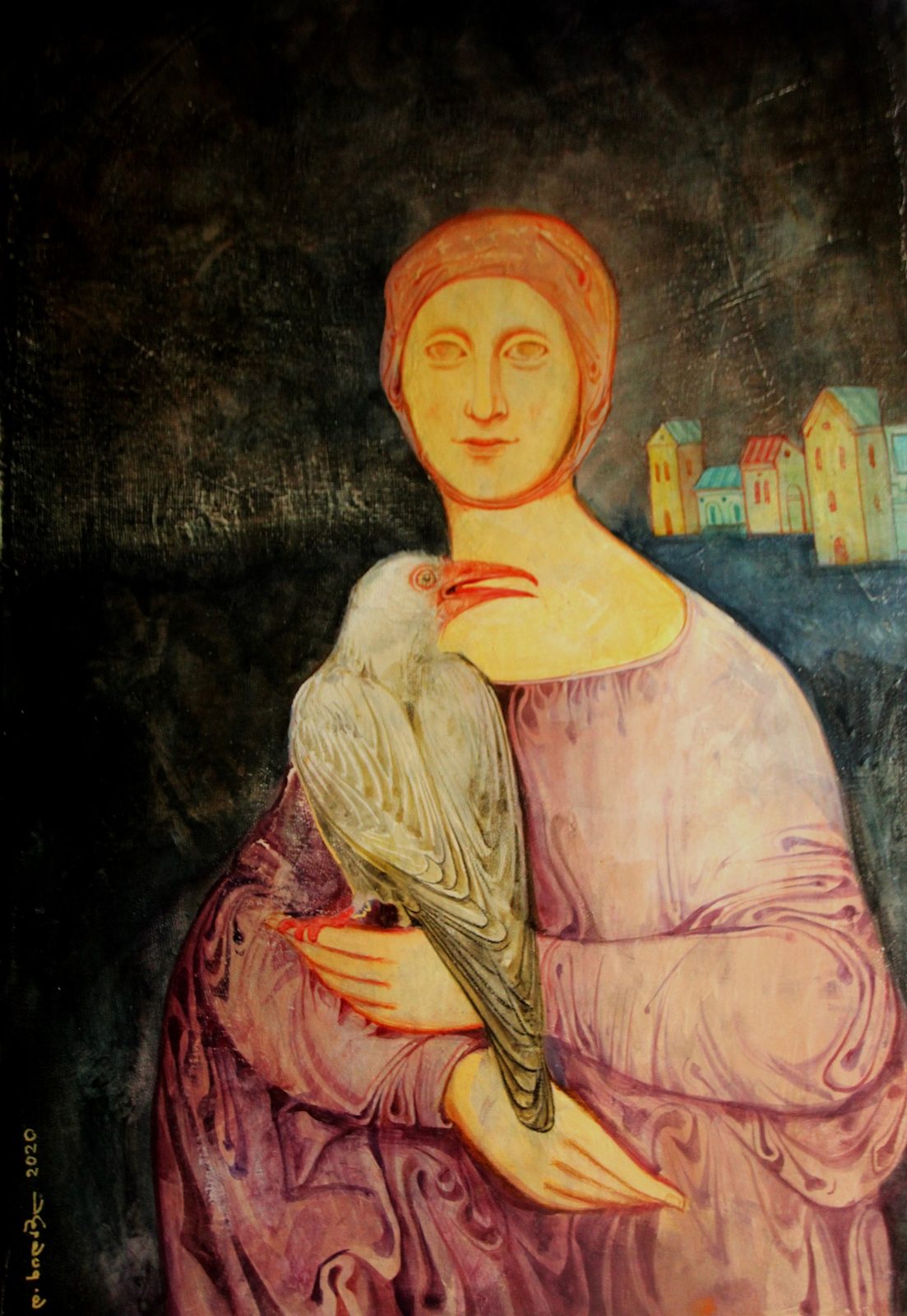 Painting 2021-67 — original painting for sale by Georgian artist David Khidasheli