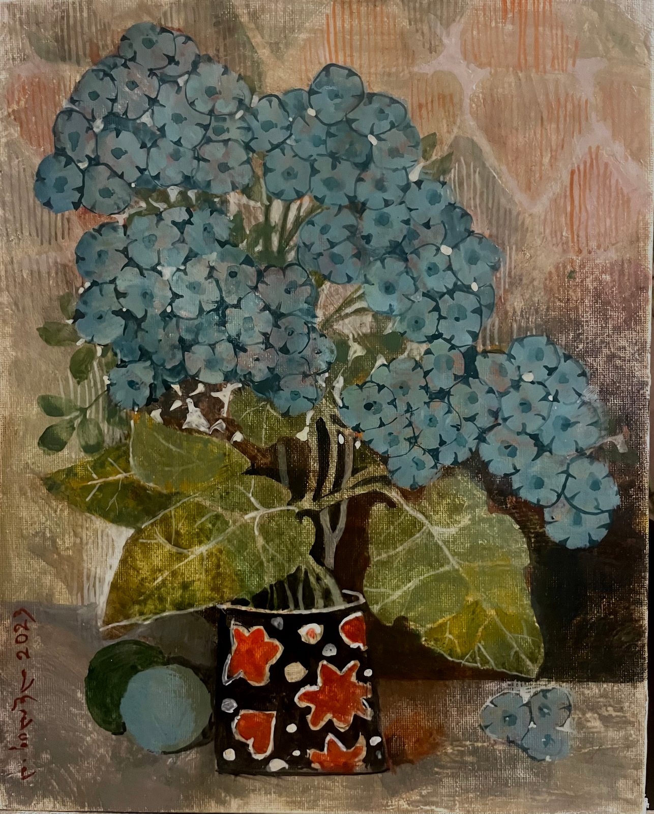 Painting 2021-99 — original painting for sale by Georgian artist David Khidasheli