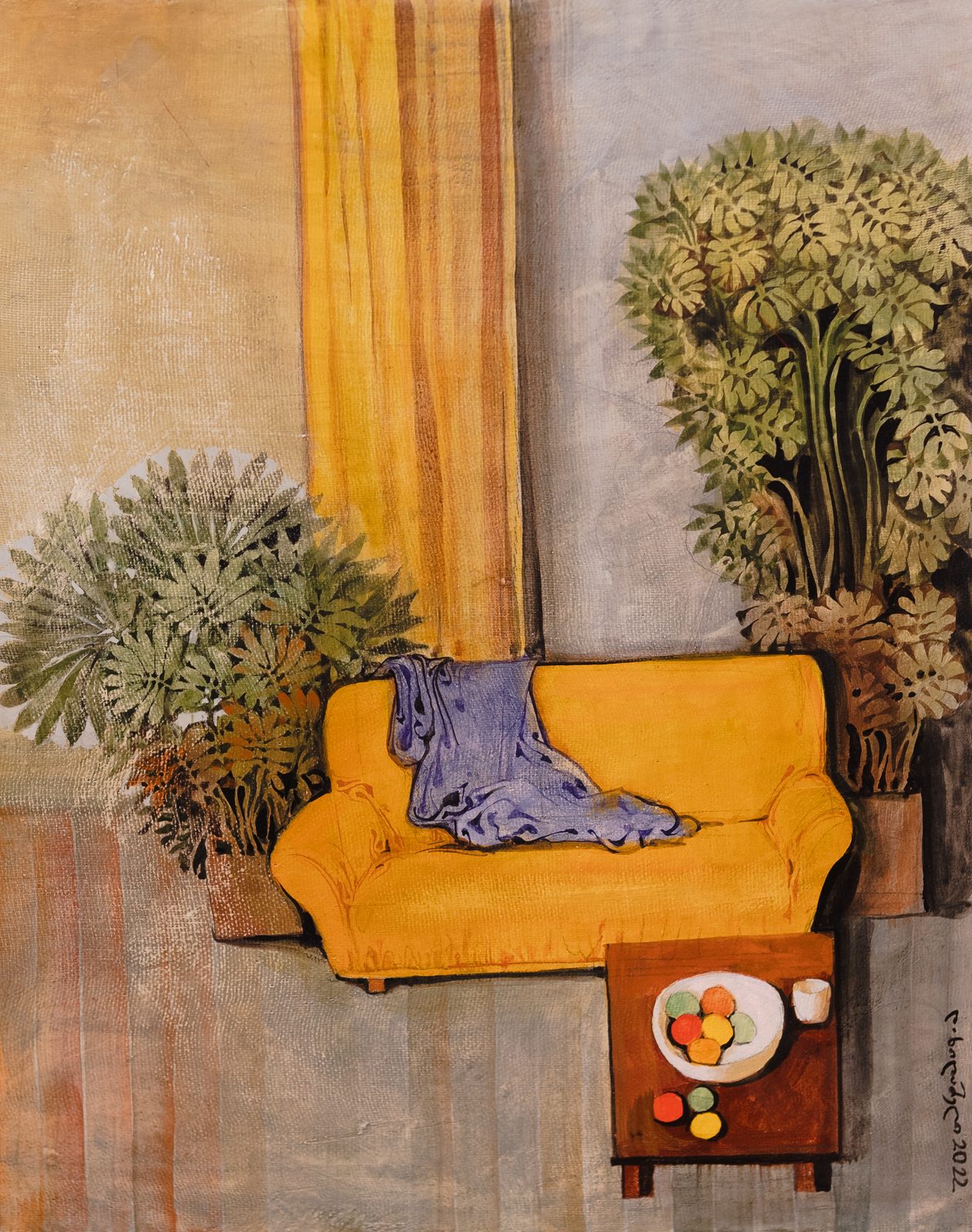 Painting 2021-110 — original painting for sale by Georgian artist David Khidasheli