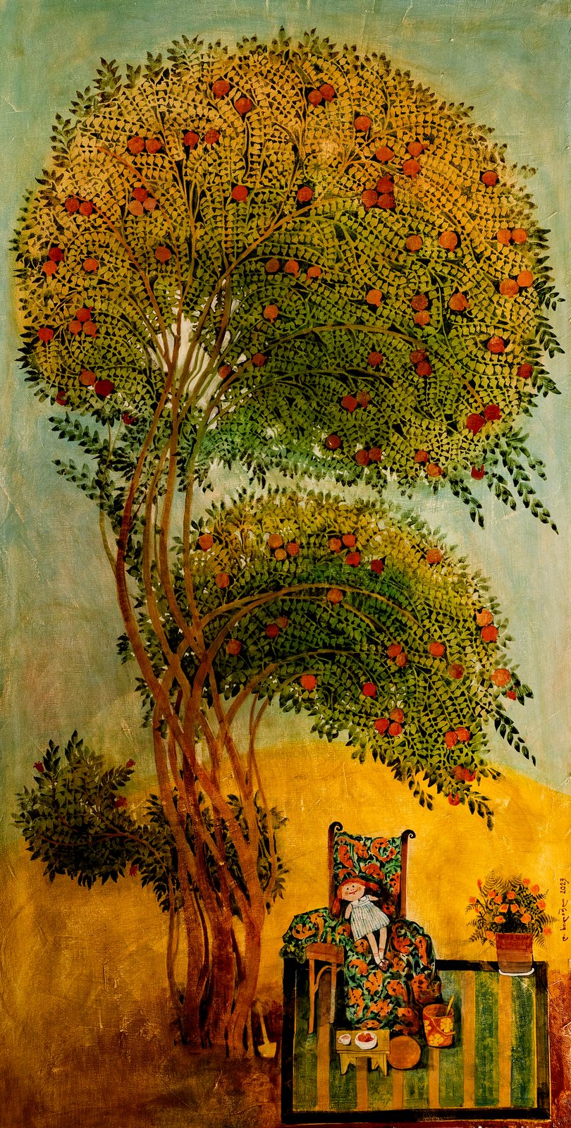 Painting 2021-111 — original painting for sale by Georgian artist David Khidasheli