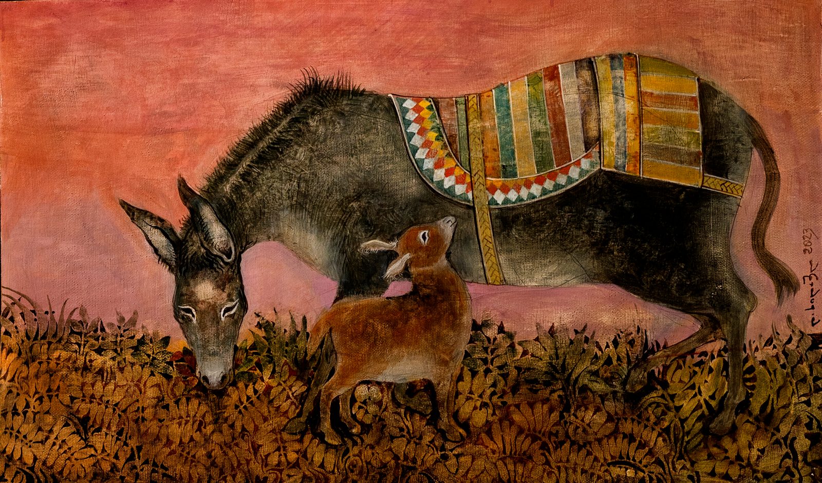 Painting 2021-112 — original painting for sale by Georgian artist David Khidasheli