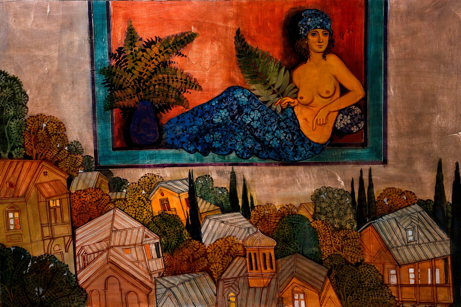 Painting 2021-115 — original painting for sale by Georgian artist David Khidasheli