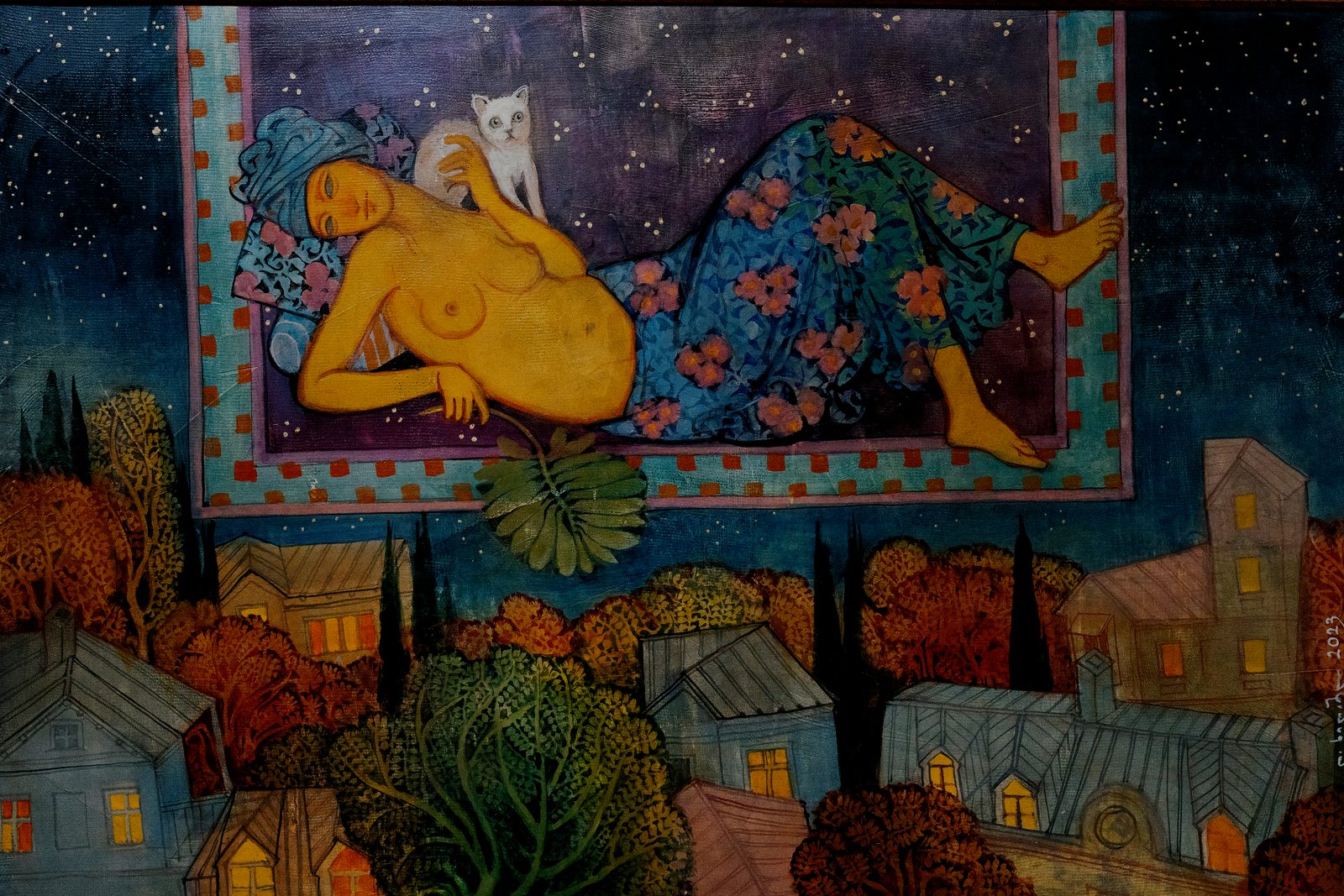 Painting 2021-116 — original painting for sale by Georgian artist David Khidasheli