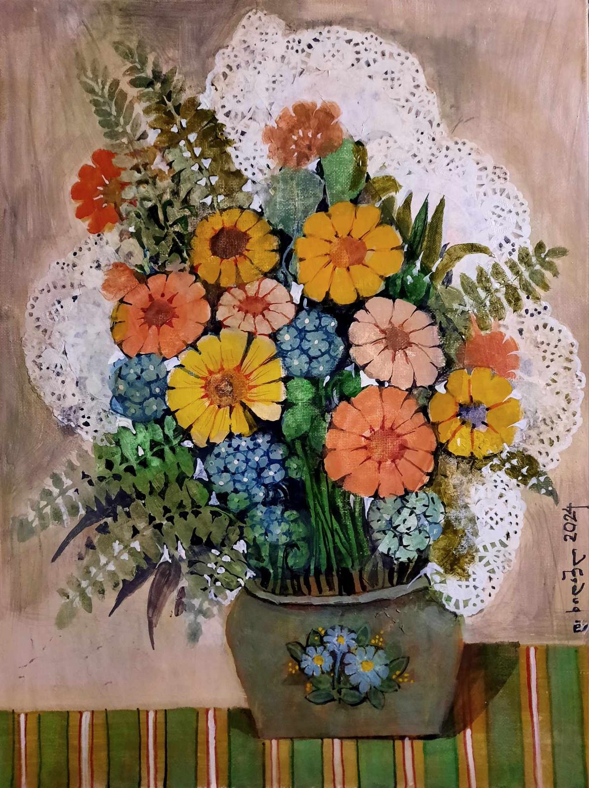 Painting 2021-70 — original painting for sale by Georgian artist David Khidasheli