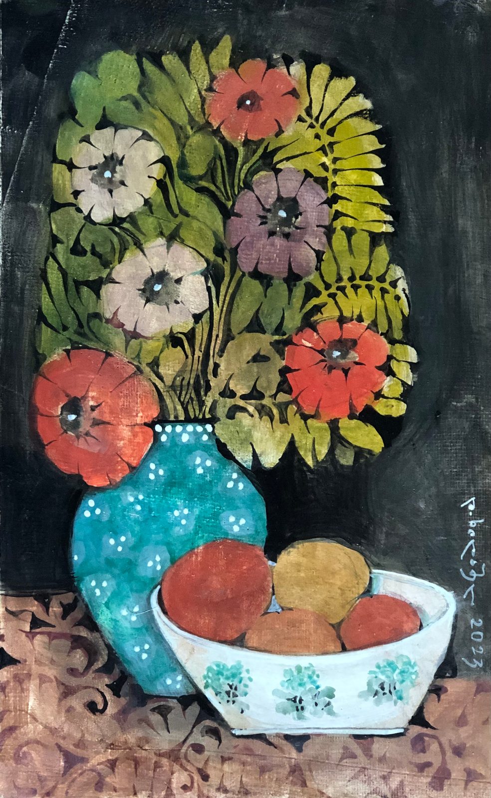 Painting 2021-95 — original painting for sale by Georgian artist David Khidasheli