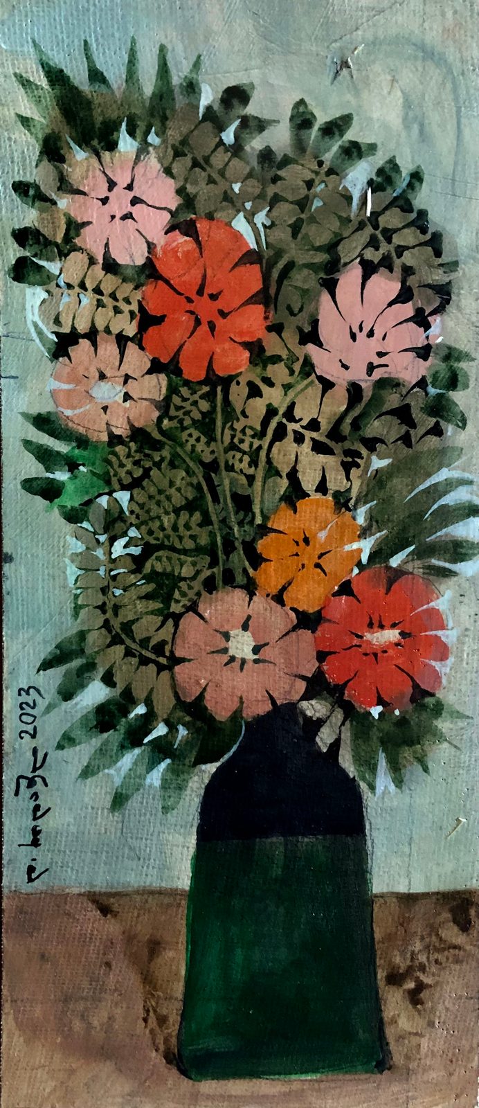 Painting 2021-96 — original painting for sale by Georgian artist David Khidasheli