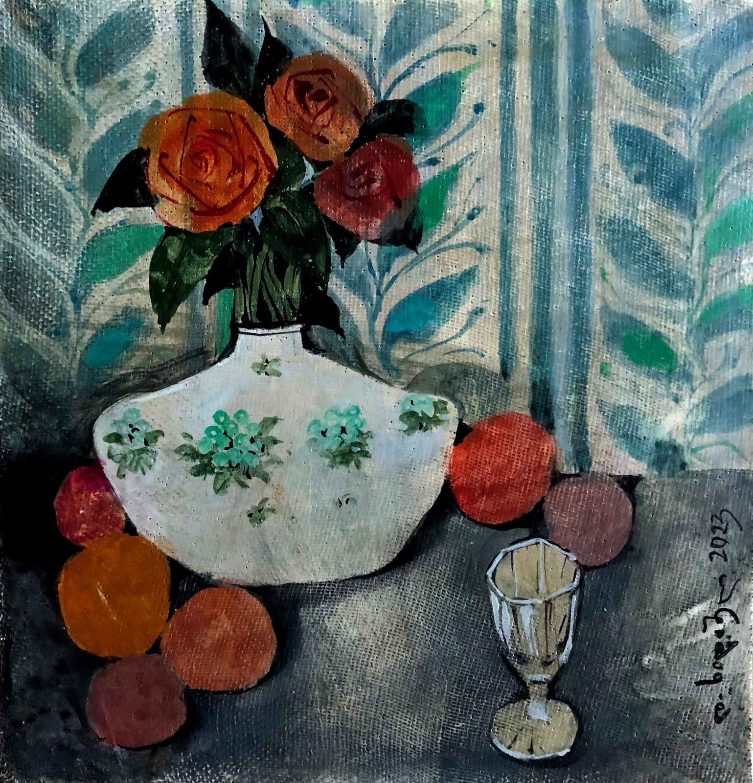 Painting 2021-97 — original painting for sale by Georgian artist David Khidasheli