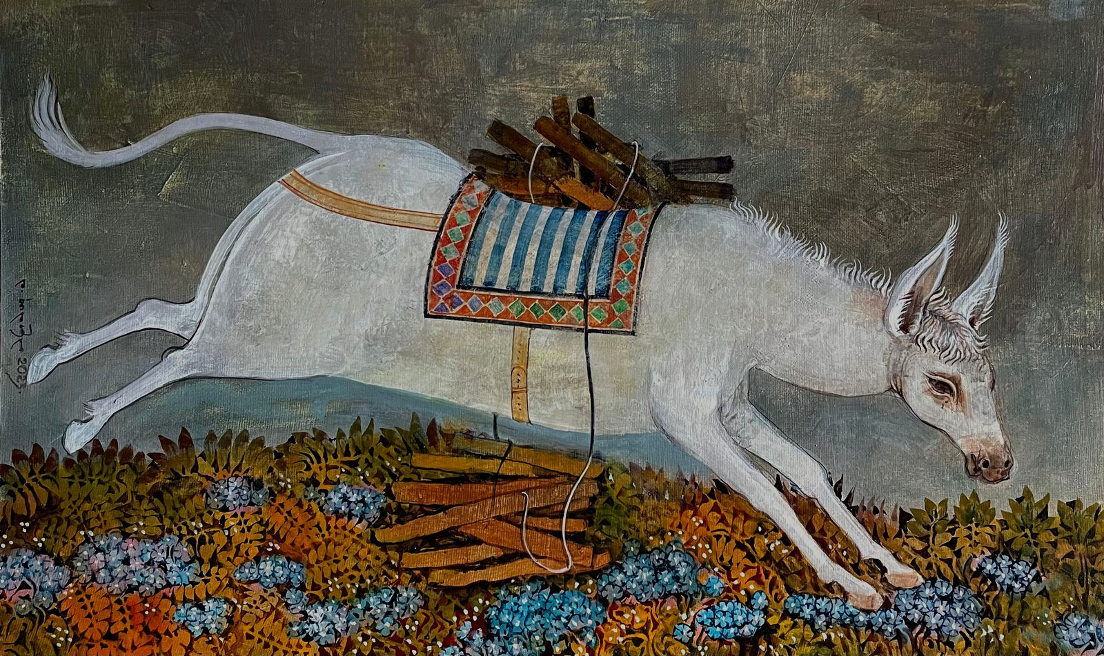 Painting 2021-71 — original painting for sale by Georgian artist David Khidasheli