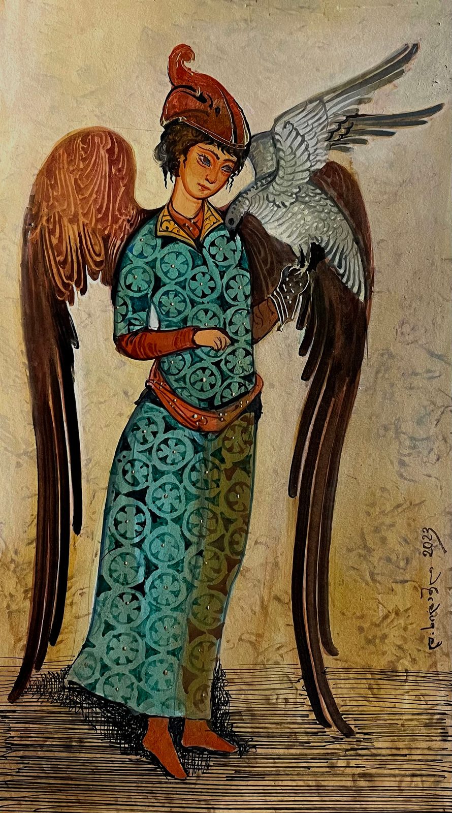 Painting 2021-77 — original painting for sale by Georgian artist David Khidasheli