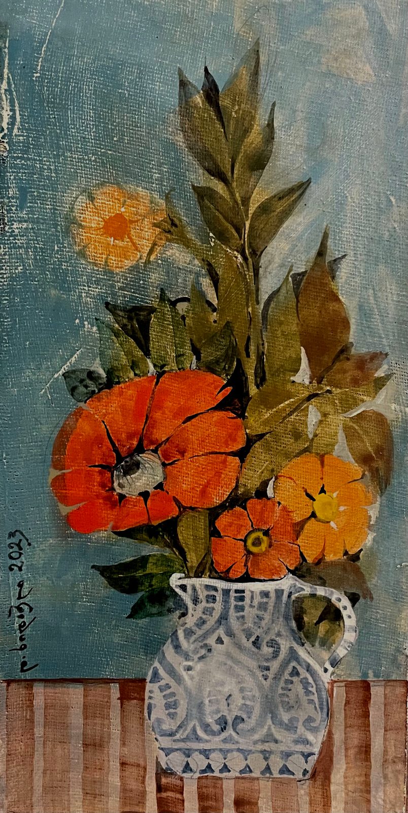 Painting 2021-80 — original painting for sale by Georgian artist David Khidasheli