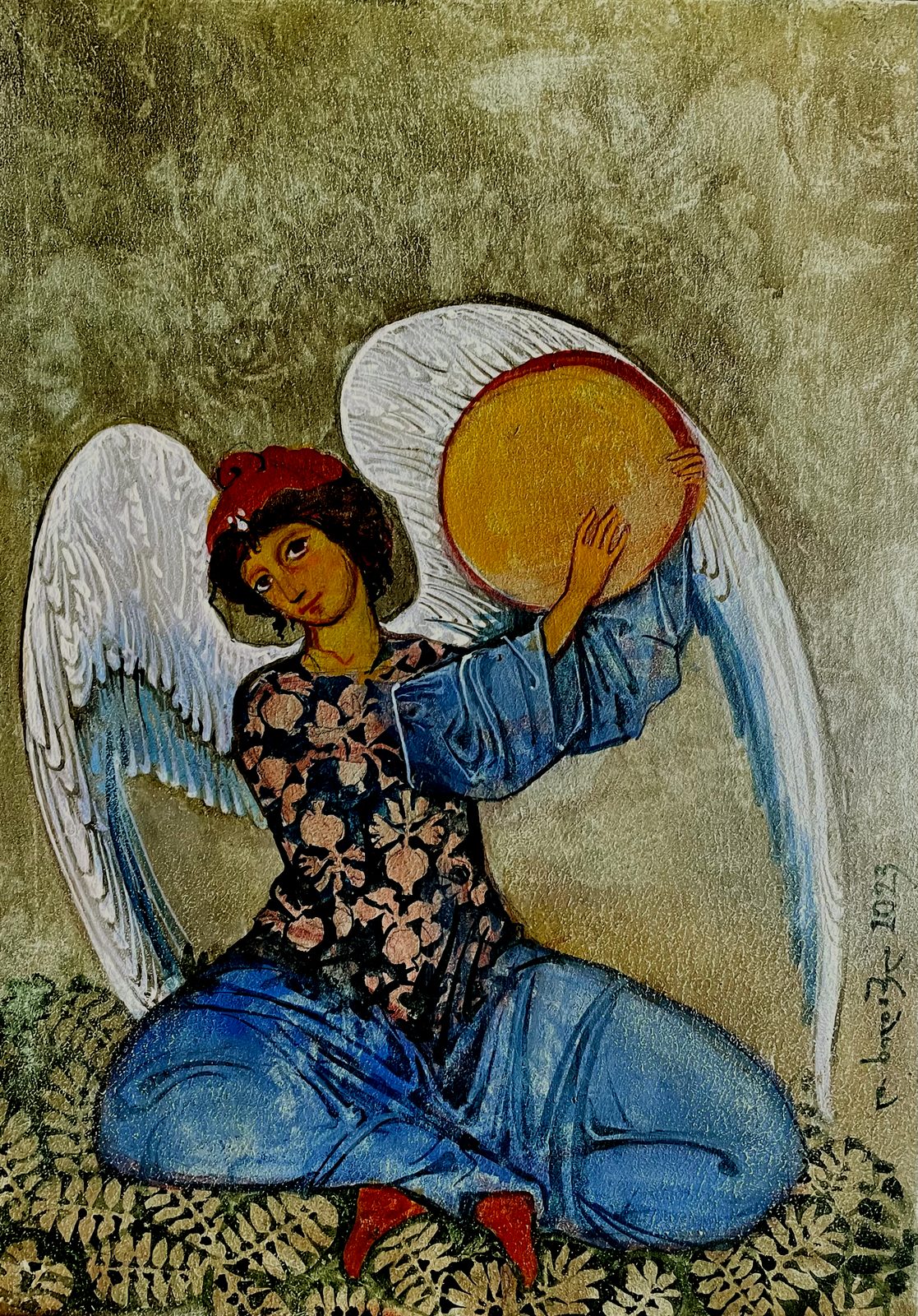 Painting 2021-81 — original painting for sale by Georgian artist David Khidasheli