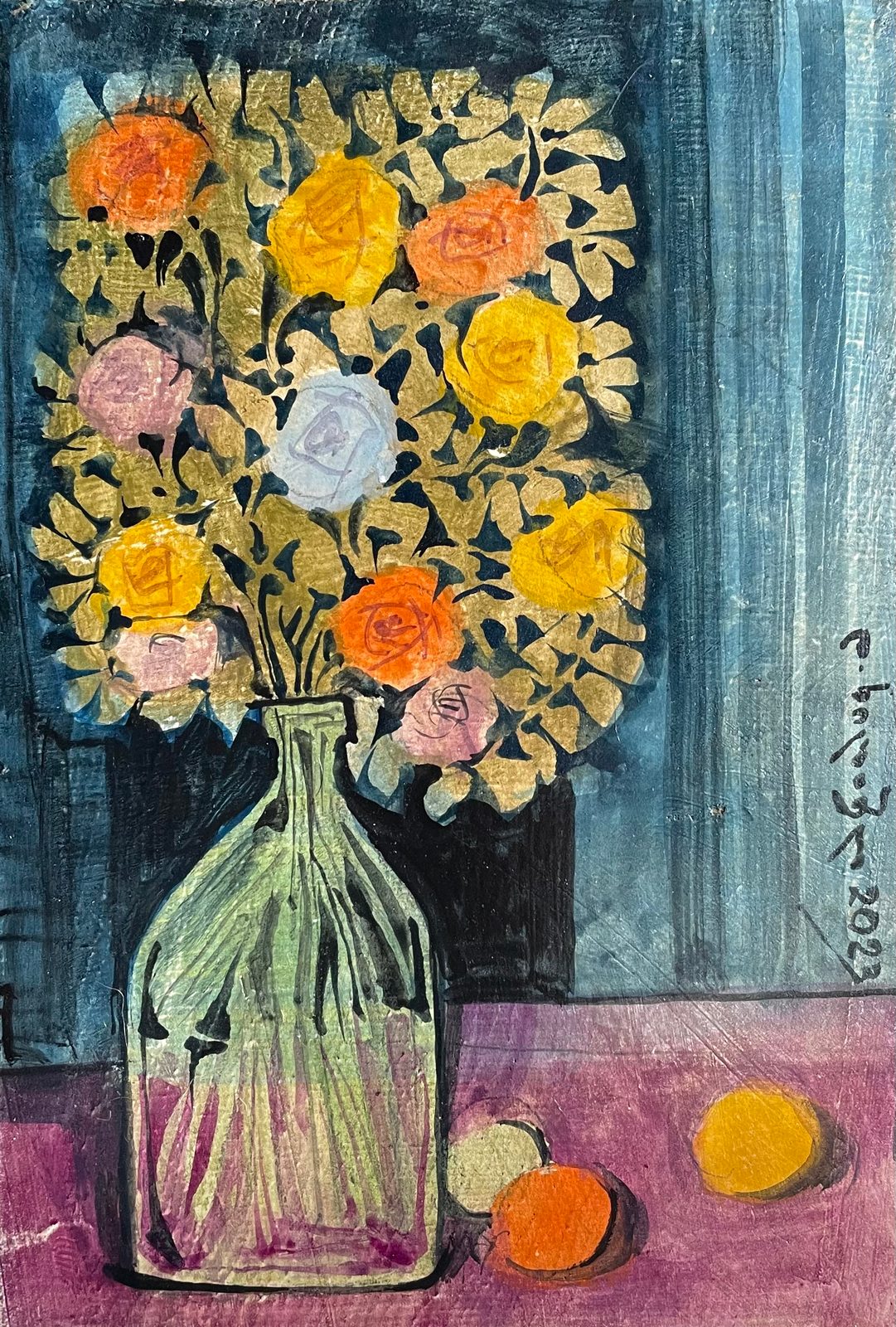 Painting 2021-82 — original painting for sale by Georgian artist David Khidasheli