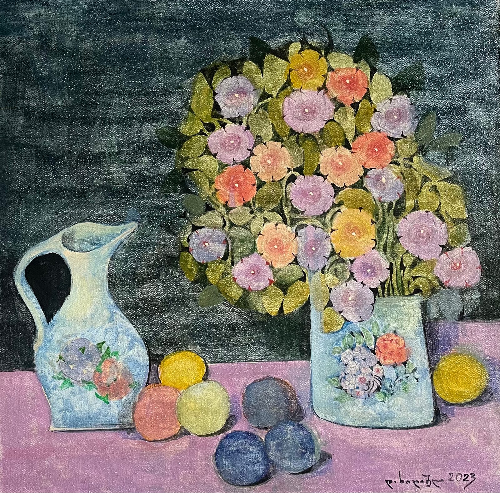 Painting 2021-90 — original painting for sale by Georgian artist David Khidasheli