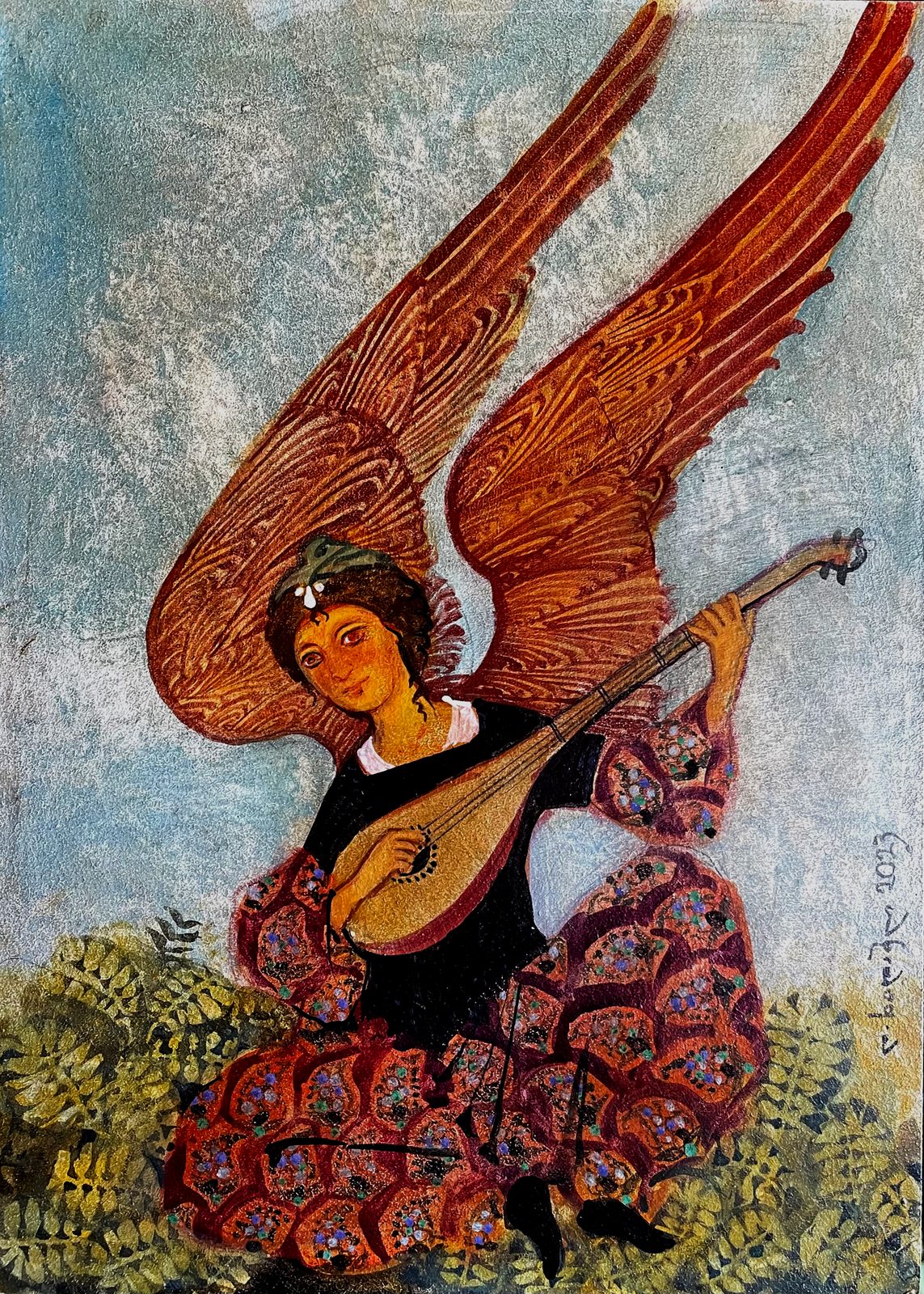 Painting 2021-91 — original painting for sale by Georgian artist David Khidasheli