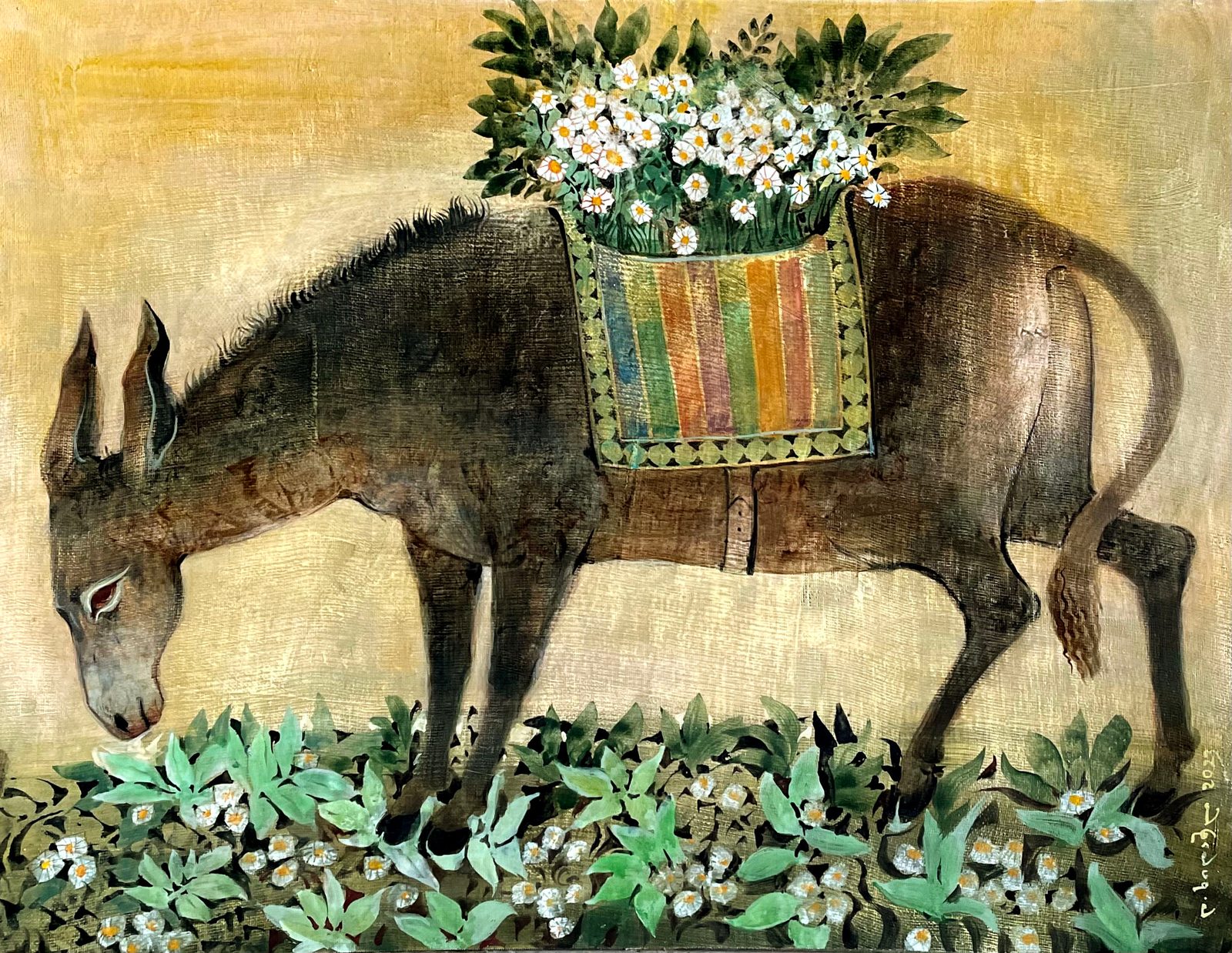 Painting 2021-92 — original painting for sale by Georgian artist David Khidasheli