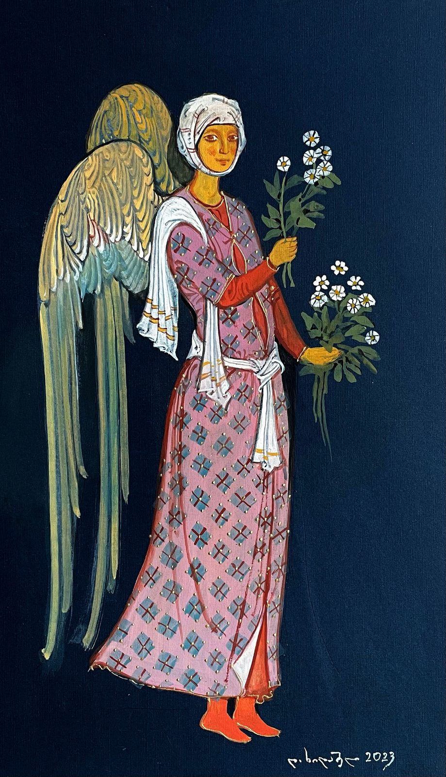 Painting 2021-93 — original painting for sale by Georgian artist David Khidasheli