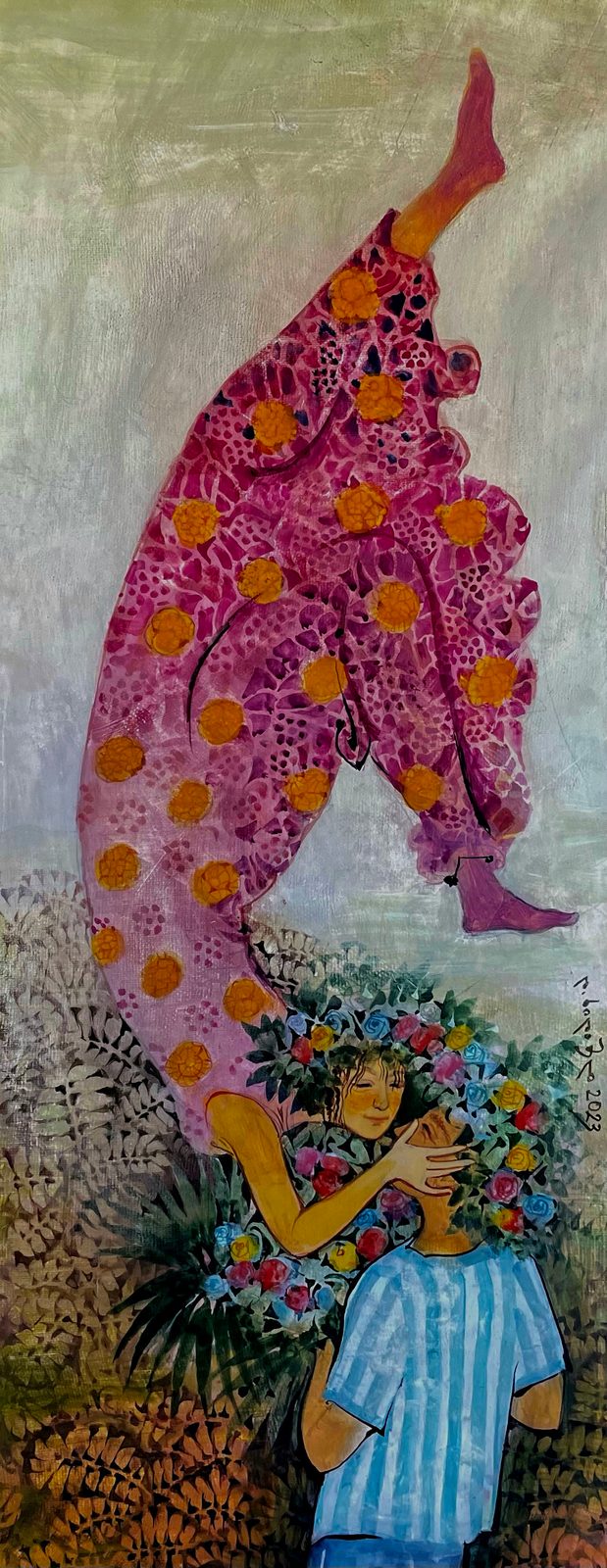 Painting 2021-94 — original painting for sale by Georgian artist David Khidasheli