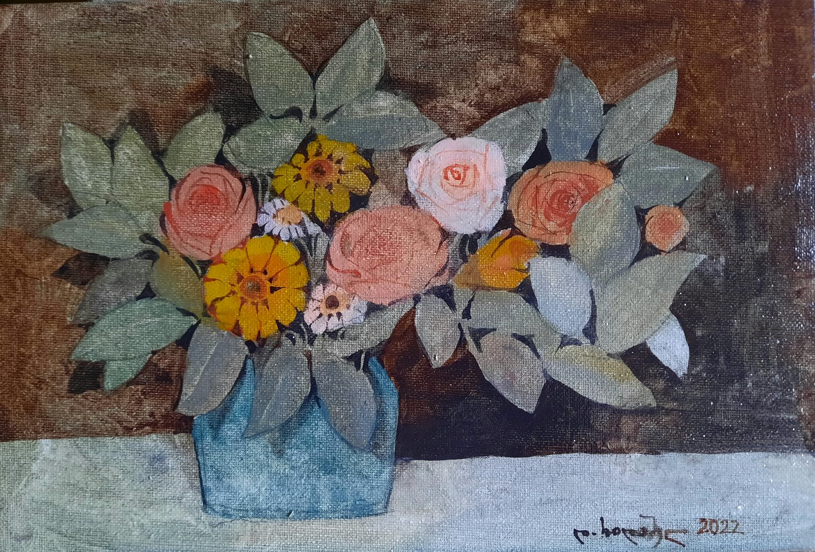 Painting 2022-125 — original painting for sale by Georgian artist David Khidasheli