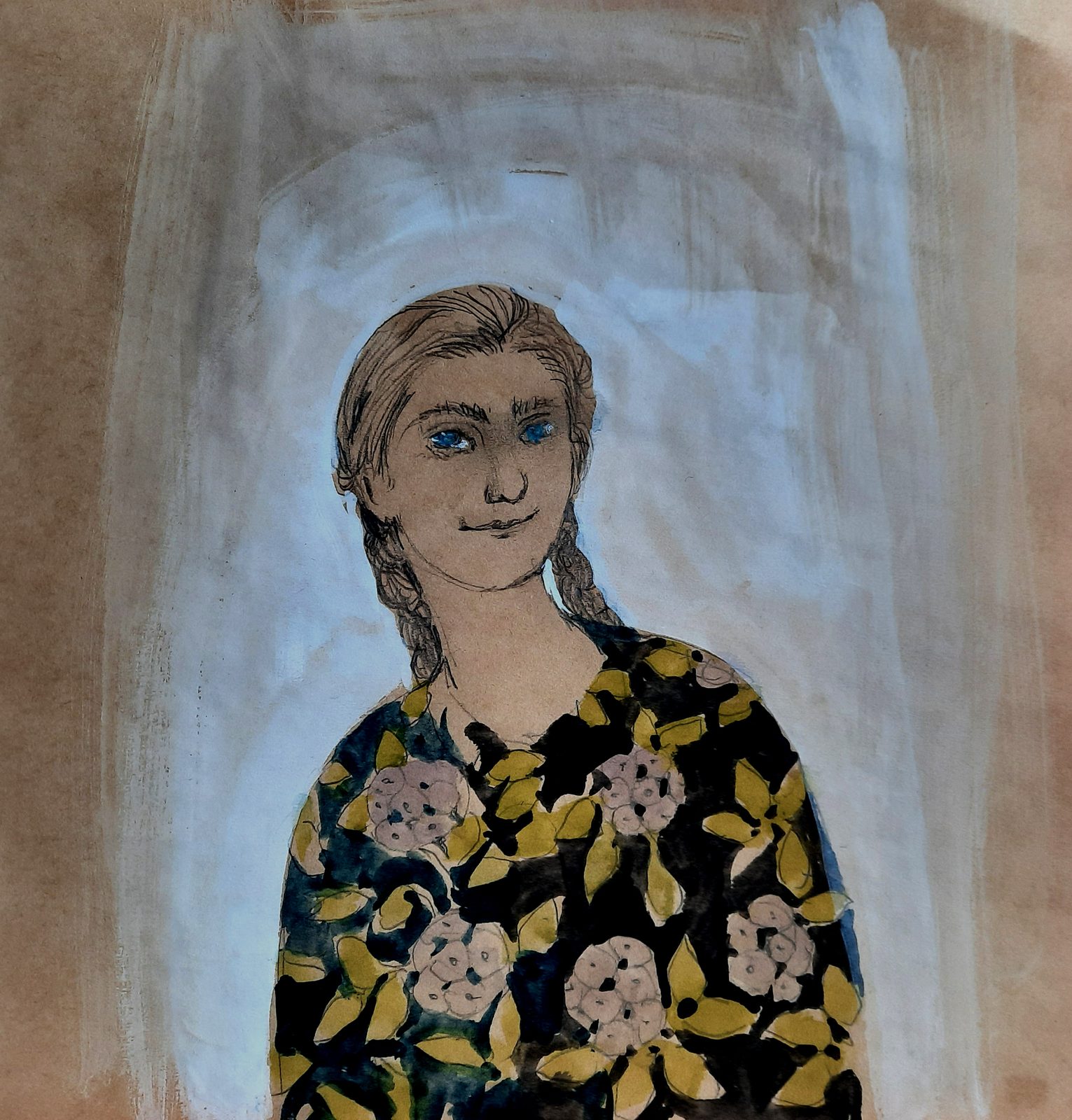 Painting 2022-132 — original painting for sale by Georgian artist David Khidasheli