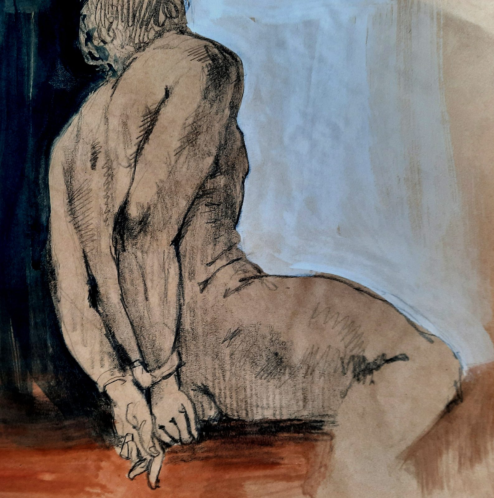 Painting 2022-133 — original painting for sale by Georgian artist David Khidasheli