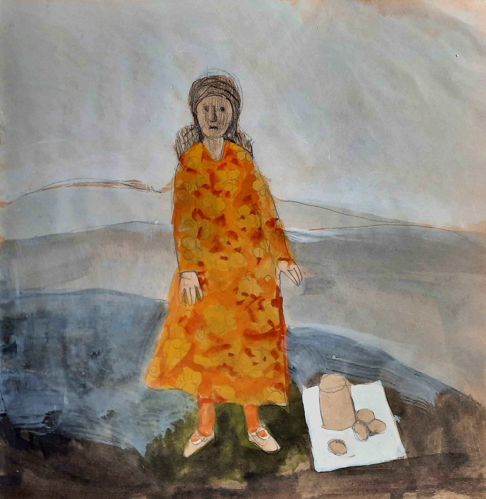 Painting 2022-135 — original painting for sale by Georgian artist David Khidasheli