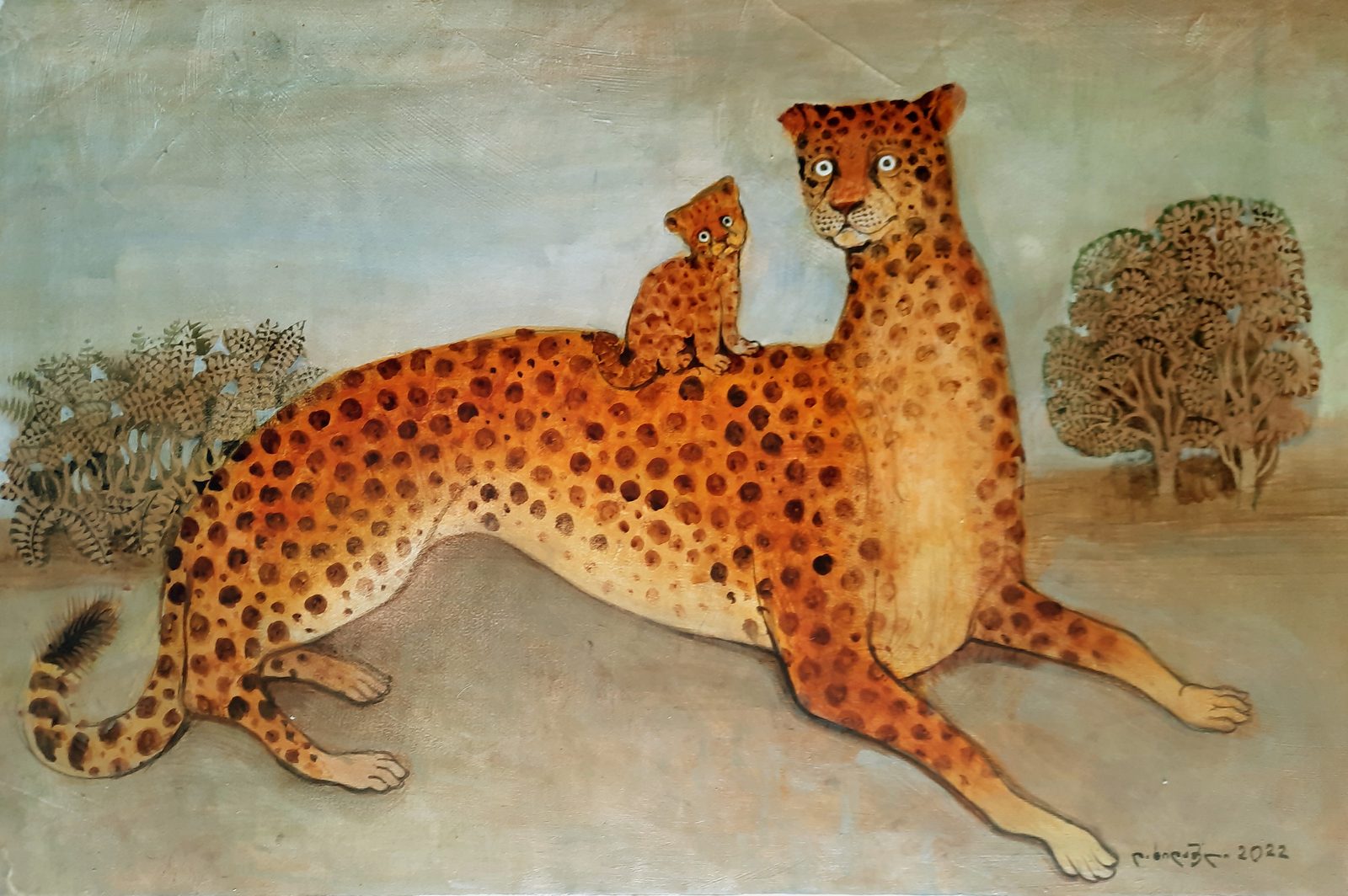 Painting 2022-150 — original painting for sale by Georgian artist David Khidasheli