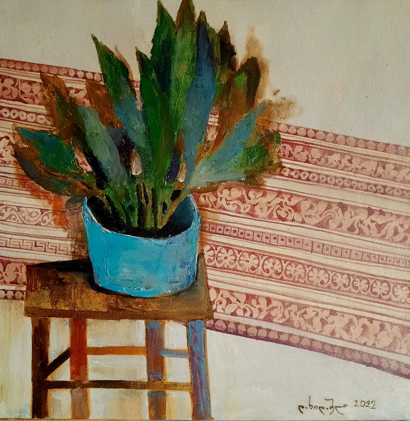 Painting 2022-153 — original painting for sale by Georgian artist David Khidasheli