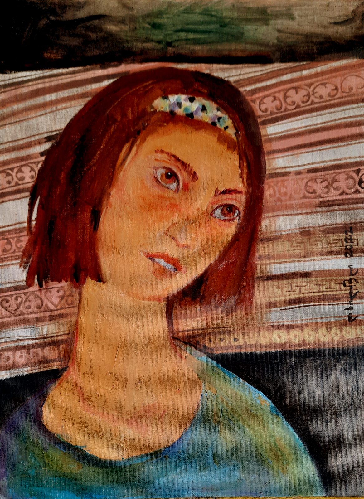 Painting 2022-155 — original painting for sale by Georgian artist David Khidasheli