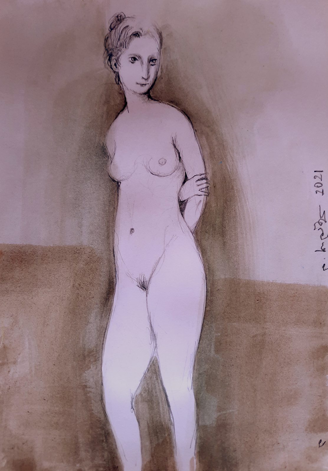 Painting 2022-159 — original painting for sale by Georgian artist David Khidasheli