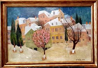 Painting 2022-179 — original painting for sale by Georgian artist David Khidasheli
