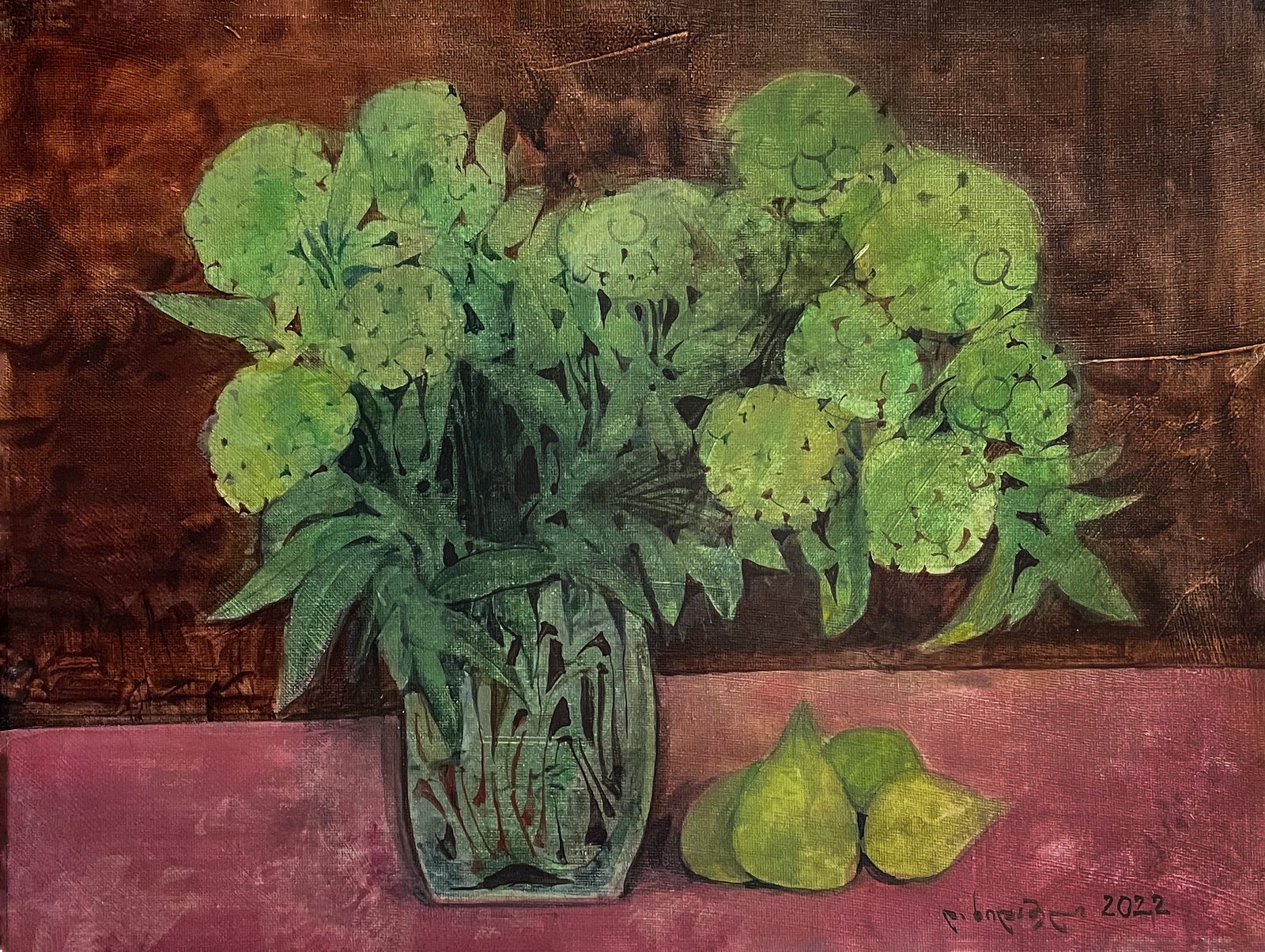 Painting 2022-182 — original painting for sale by Georgian artist David Khidasheli