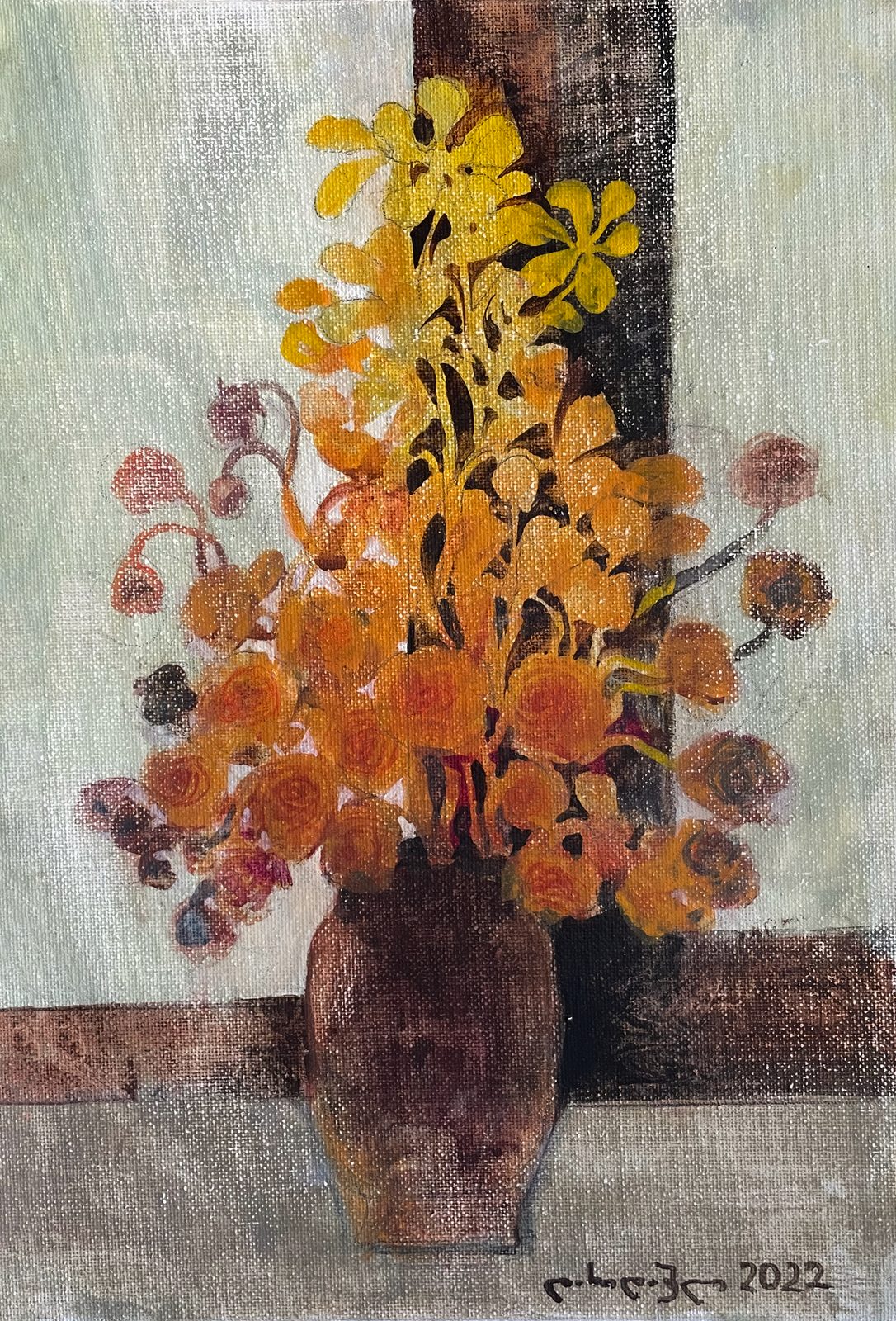 Painting 2022-188 — original painting for sale by Georgian artist David Khidasheli