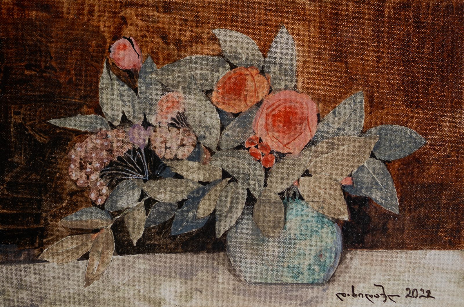 Painting 2022-201 — original painting for sale by Georgian artist David Khidasheli