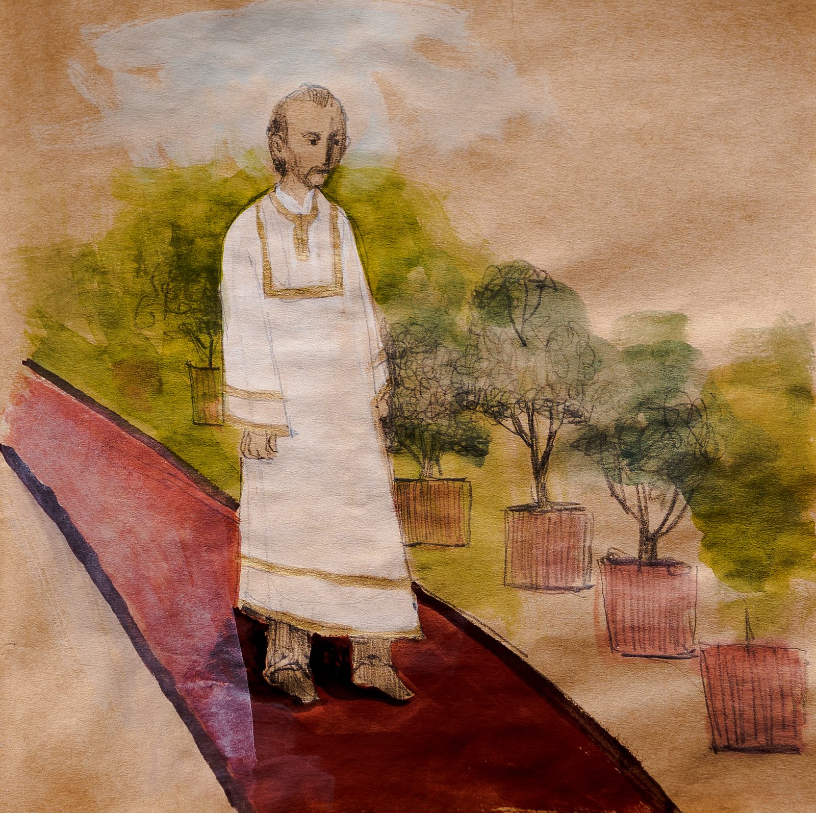 Painting 2022-205 — original painting for sale by Georgian artist David Khidasheli