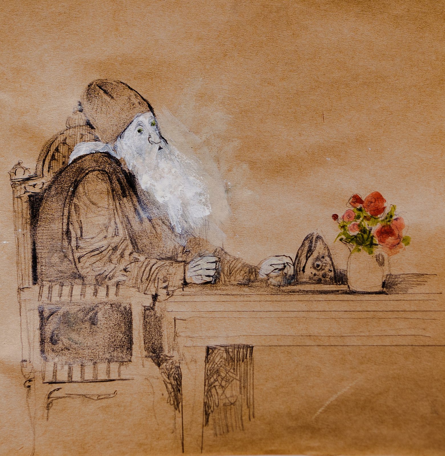 Painting 2022-207 — original painting for sale by Georgian artist David Khidasheli