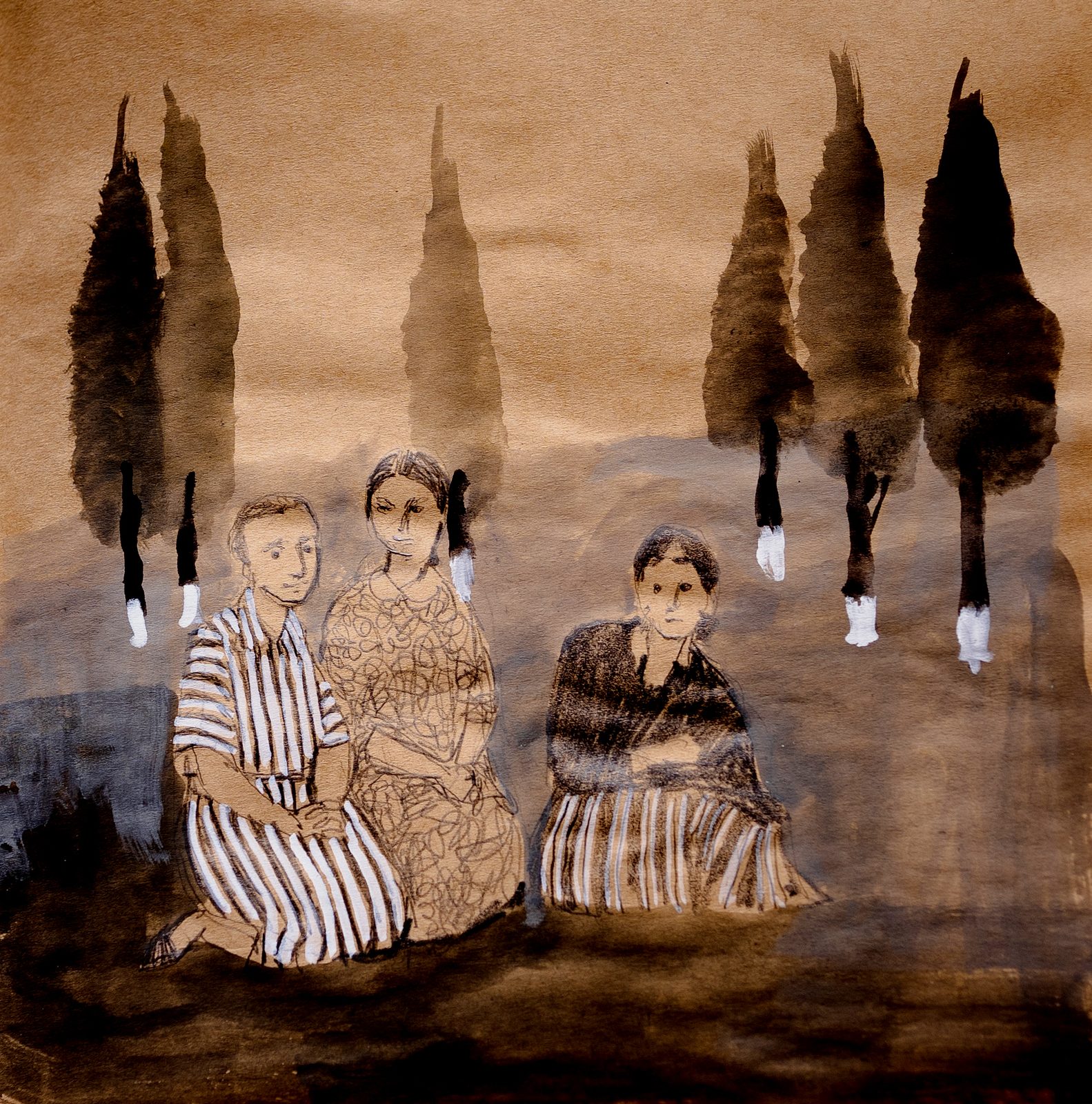 Painting 2022-208 — original painting for sale by Georgian artist David Khidasheli