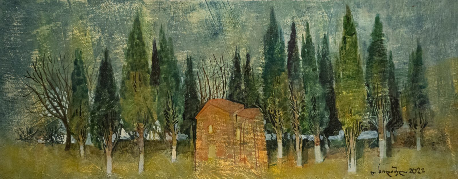 Painting 2022-213 — original painting for sale by Georgian artist David Khidasheli