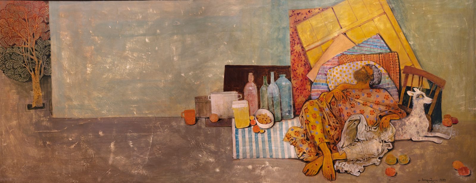 Painting 2022-228 — original painting for sale by Georgian artist David Khidasheli