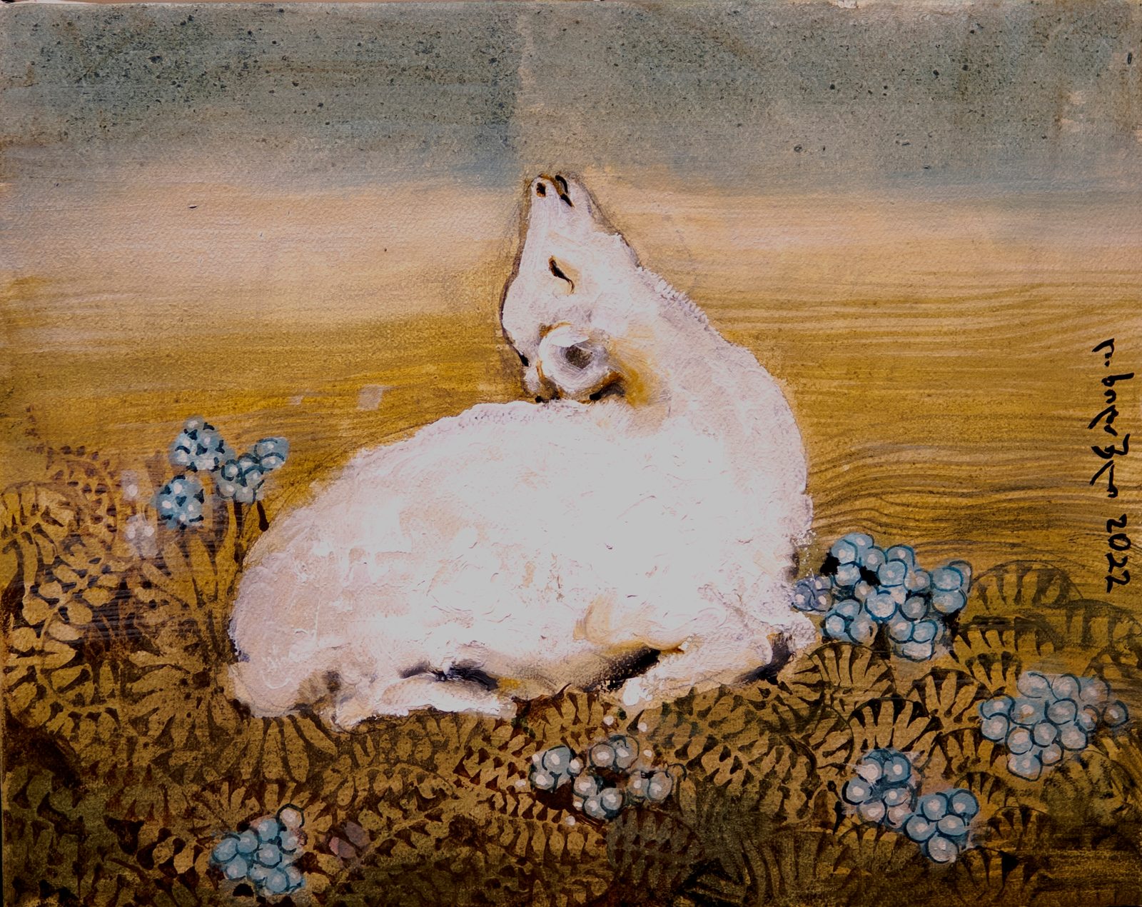 Painting 2022-236 — original painting for sale by Georgian artist David Khidasheli