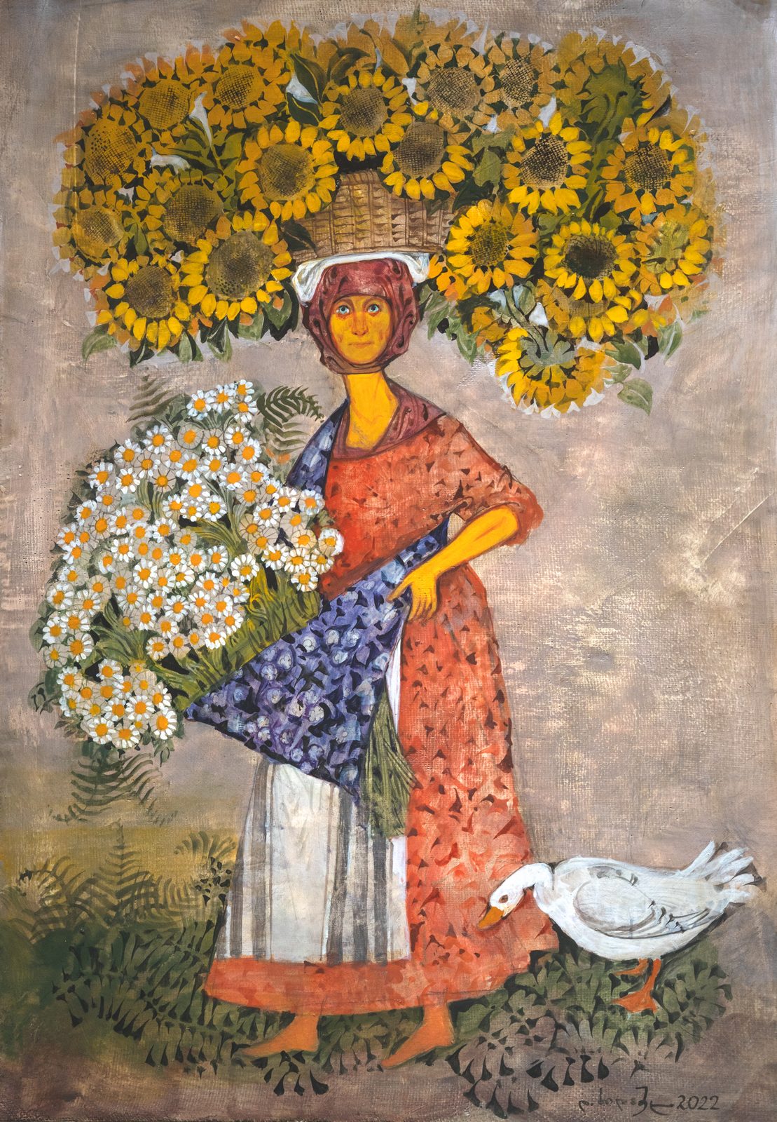 Painting 2022-239 — original painting for sale by Georgian artist David Khidasheli