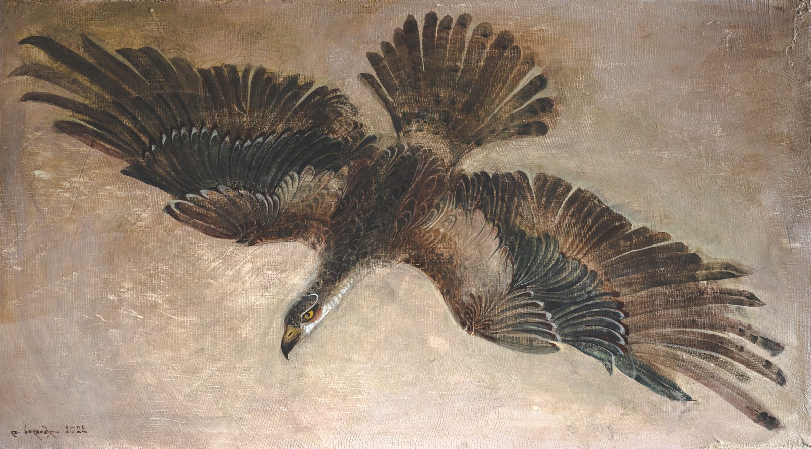 Painting 2022-240 — original painting for sale by Georgian artist David Khidasheli