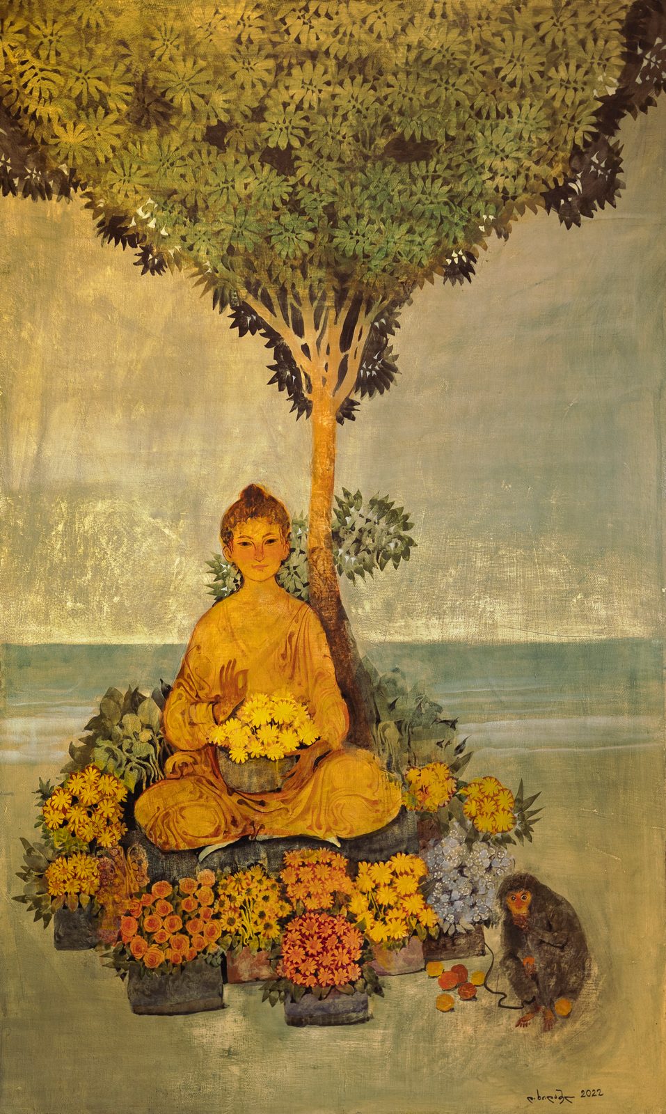 Painting 2022-247 — original painting for sale by Georgian artist David Khidasheli