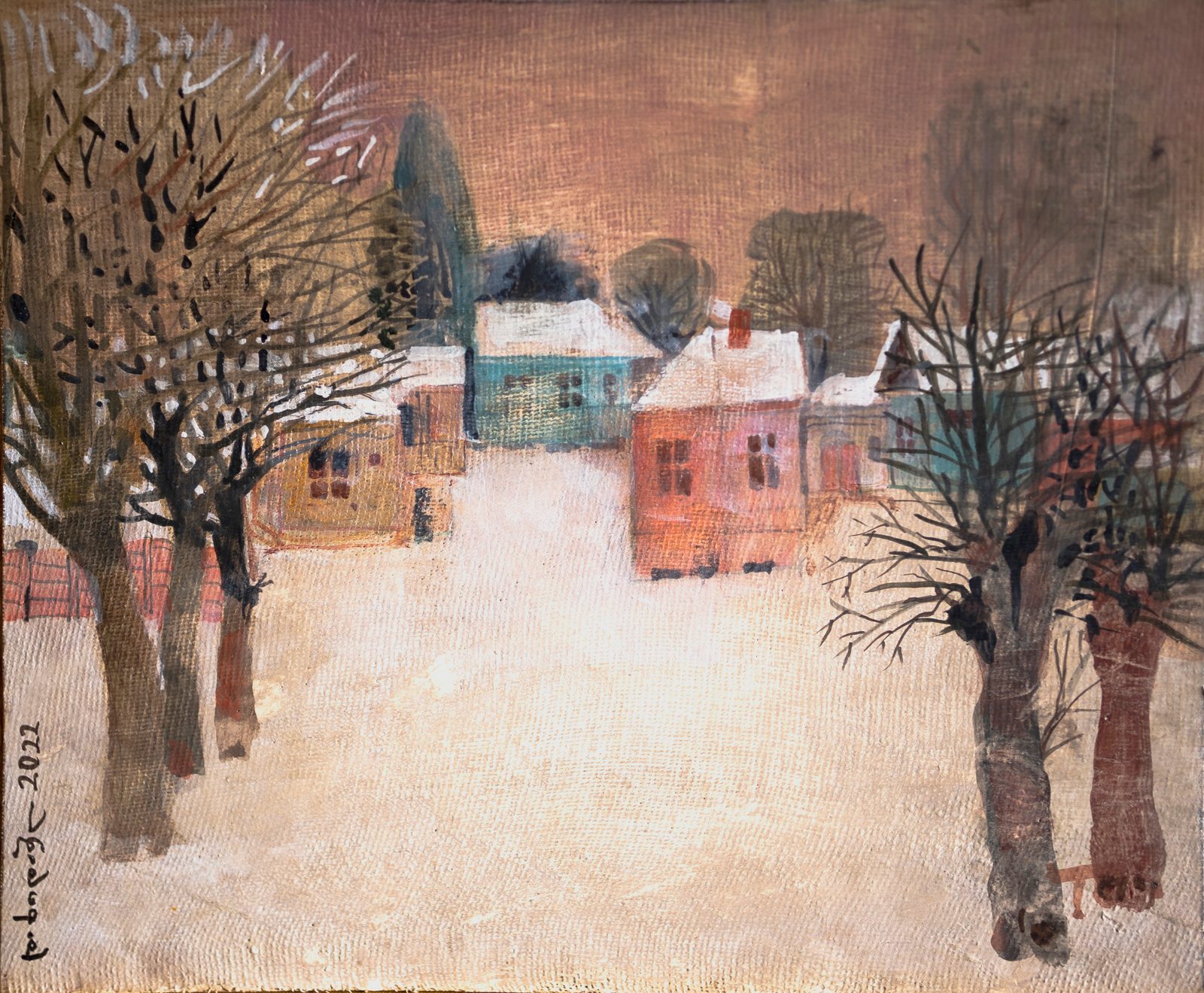 Painting 2022-248 — original painting for sale by Georgian artist David Khidasheli