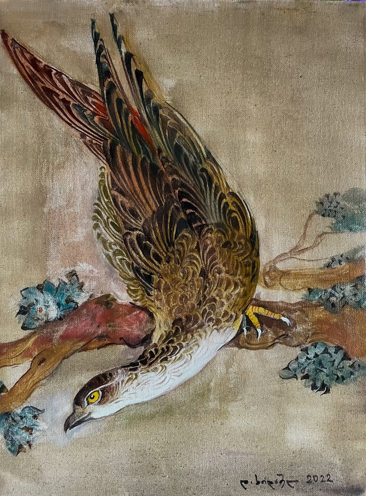 Painting 2022-197 — original painting for sale by Georgian artist David Khidasheli